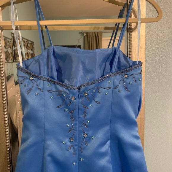 Blue Cocktail Dress - Picture 7 of 9